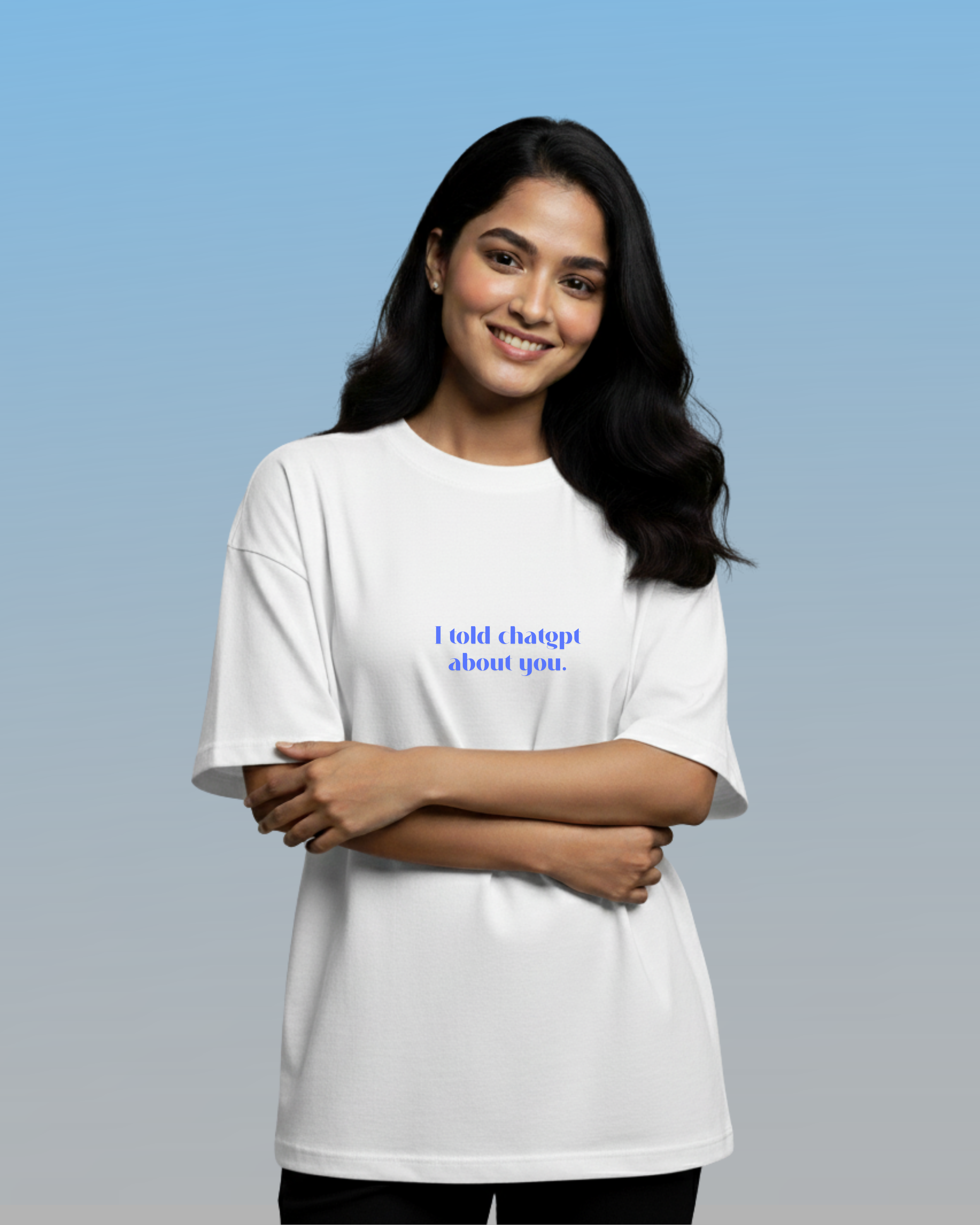 ChatGPT Confession Oversized Tee