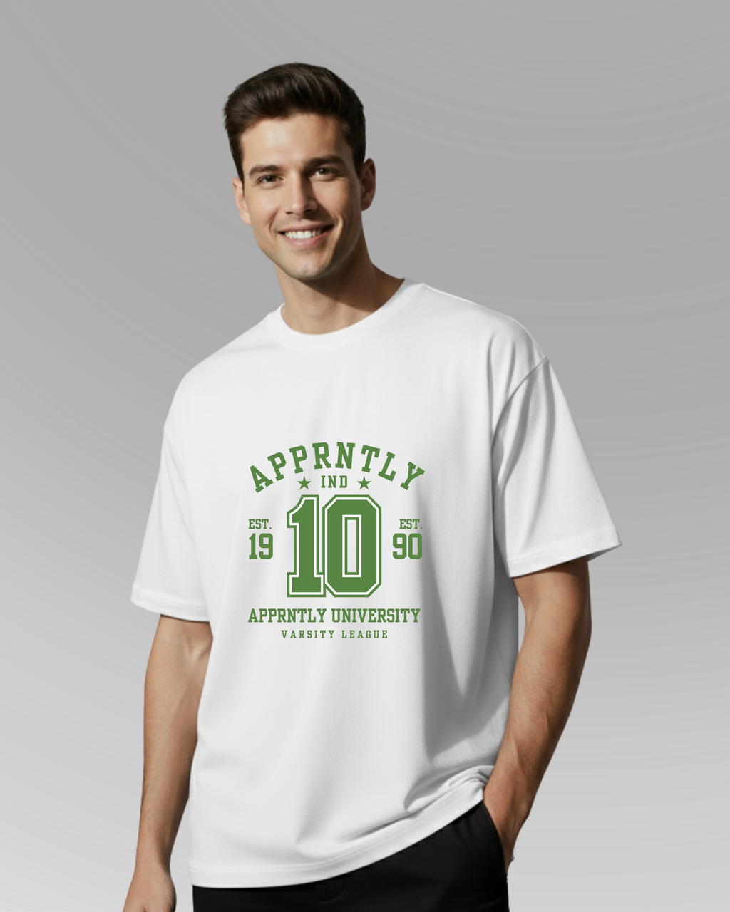Apprntly University Oversized Tee