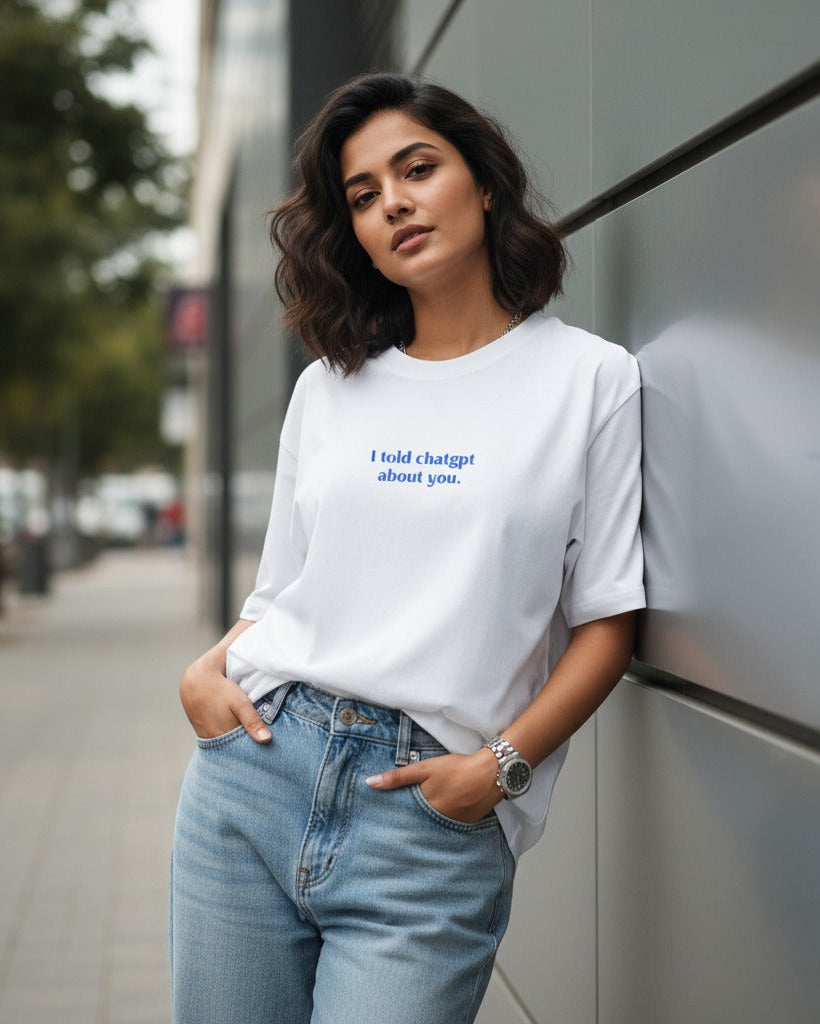 ChatGPT Confession Oversized Tee