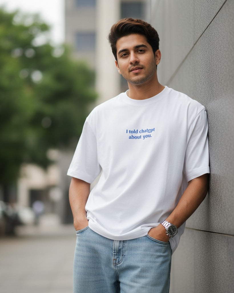 ChatGPT Confession Oversized Tee